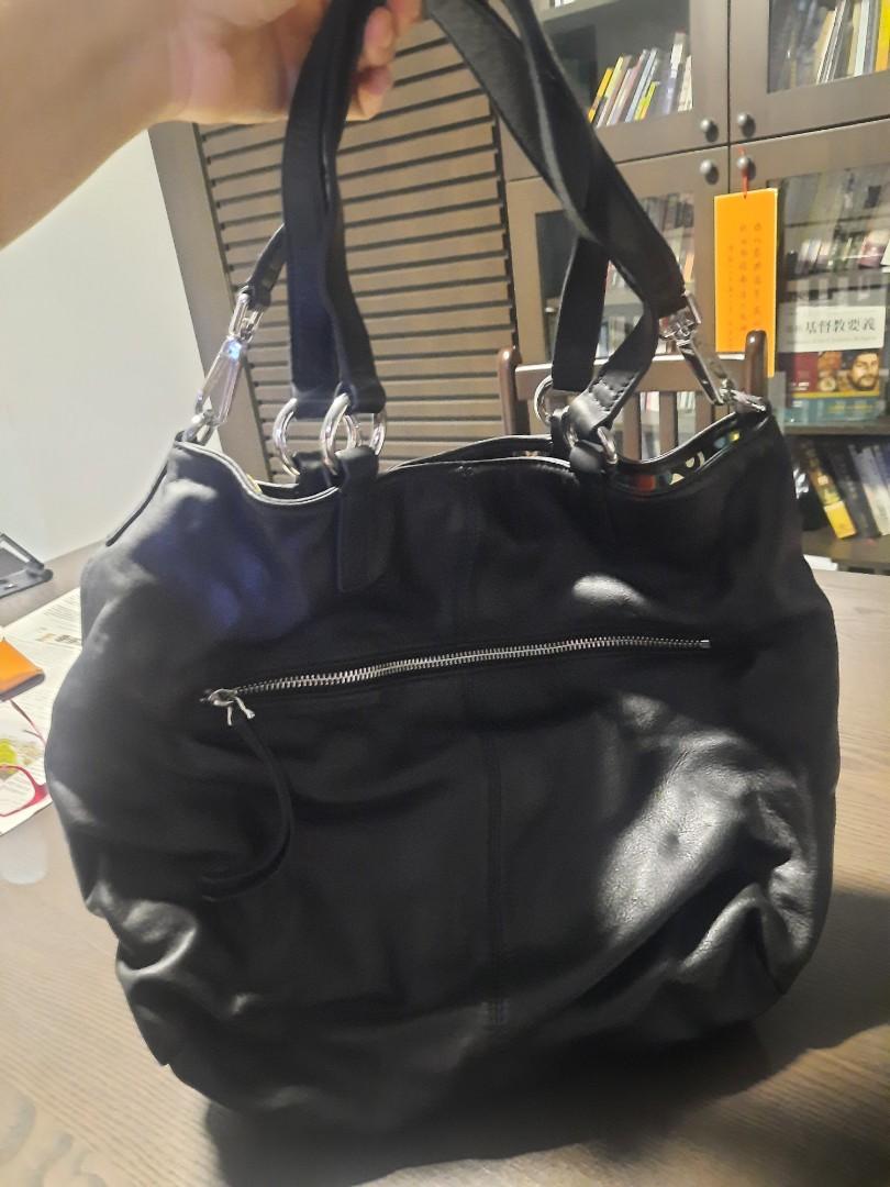 Niki Jodi black reversible double sided bag