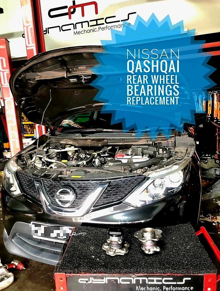 Nissan QashQai (J10/J11) Front/Rear Wheel Bearings Replacement, Car