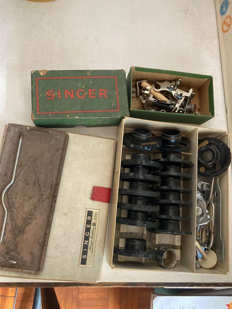 Old Singer Machine Parts, Hobbies & Toys, Stationery & Craft, Craft