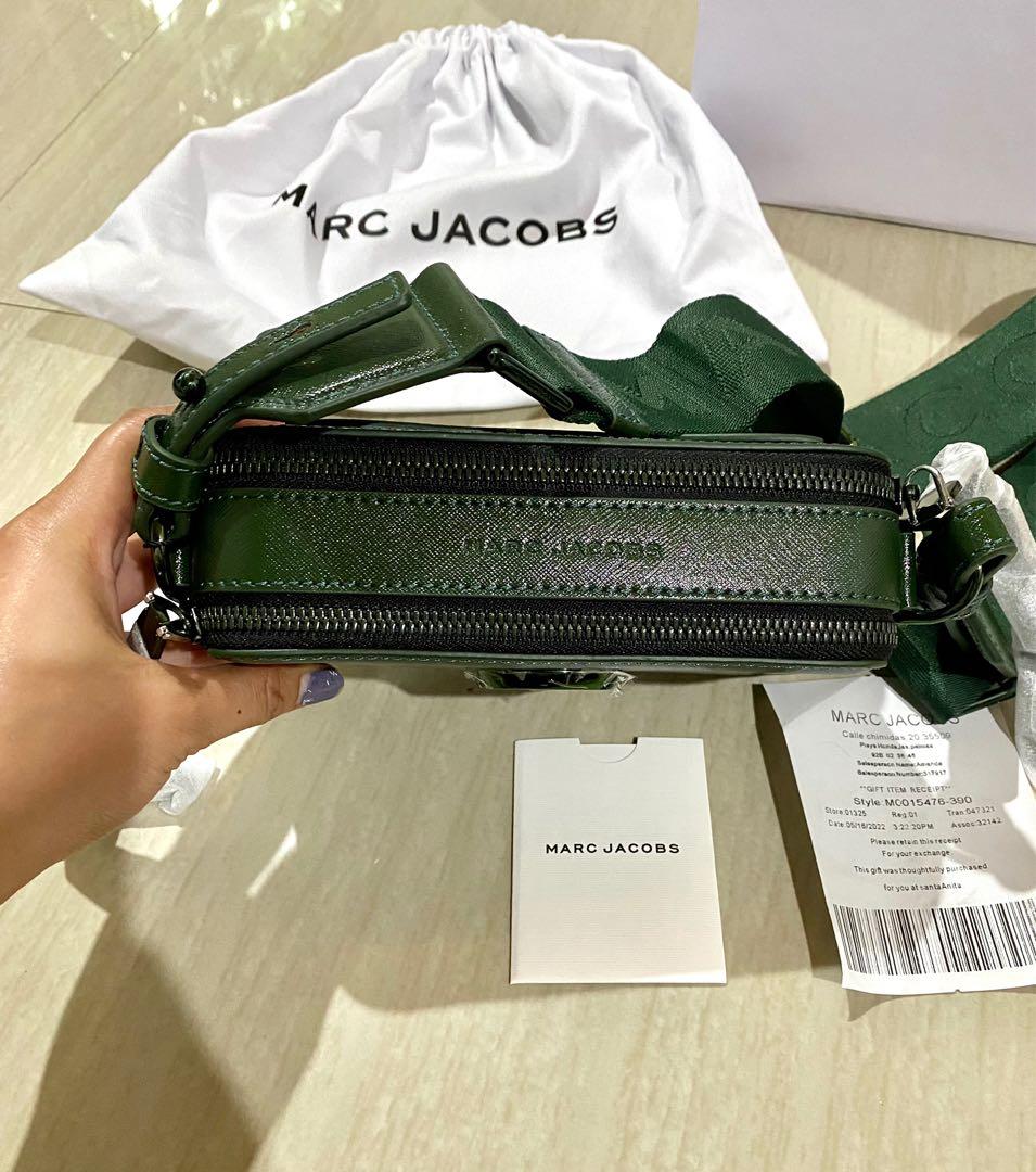 Original MARC BY MARC JACOBS Snapshot Bag in Olive (Used / Complete  inclusions), Luxury, Bags & Wallets on Carousell