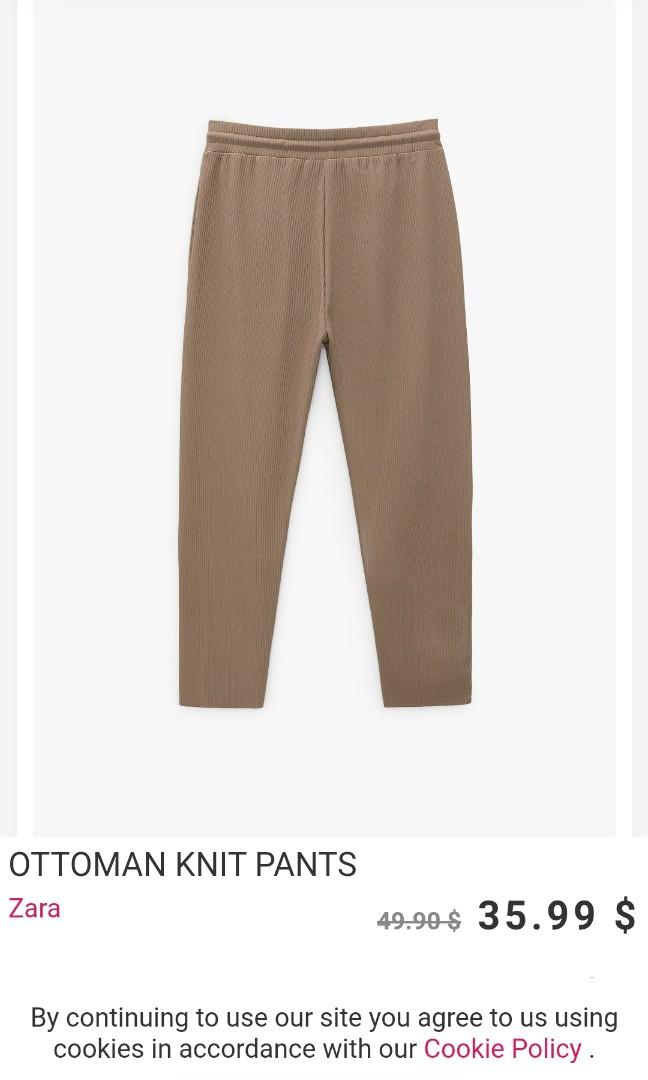 Original ZARA Oversized Pleated jogger trousers for men, Men's Fashion,  Bottoms, Trousers on Carousell