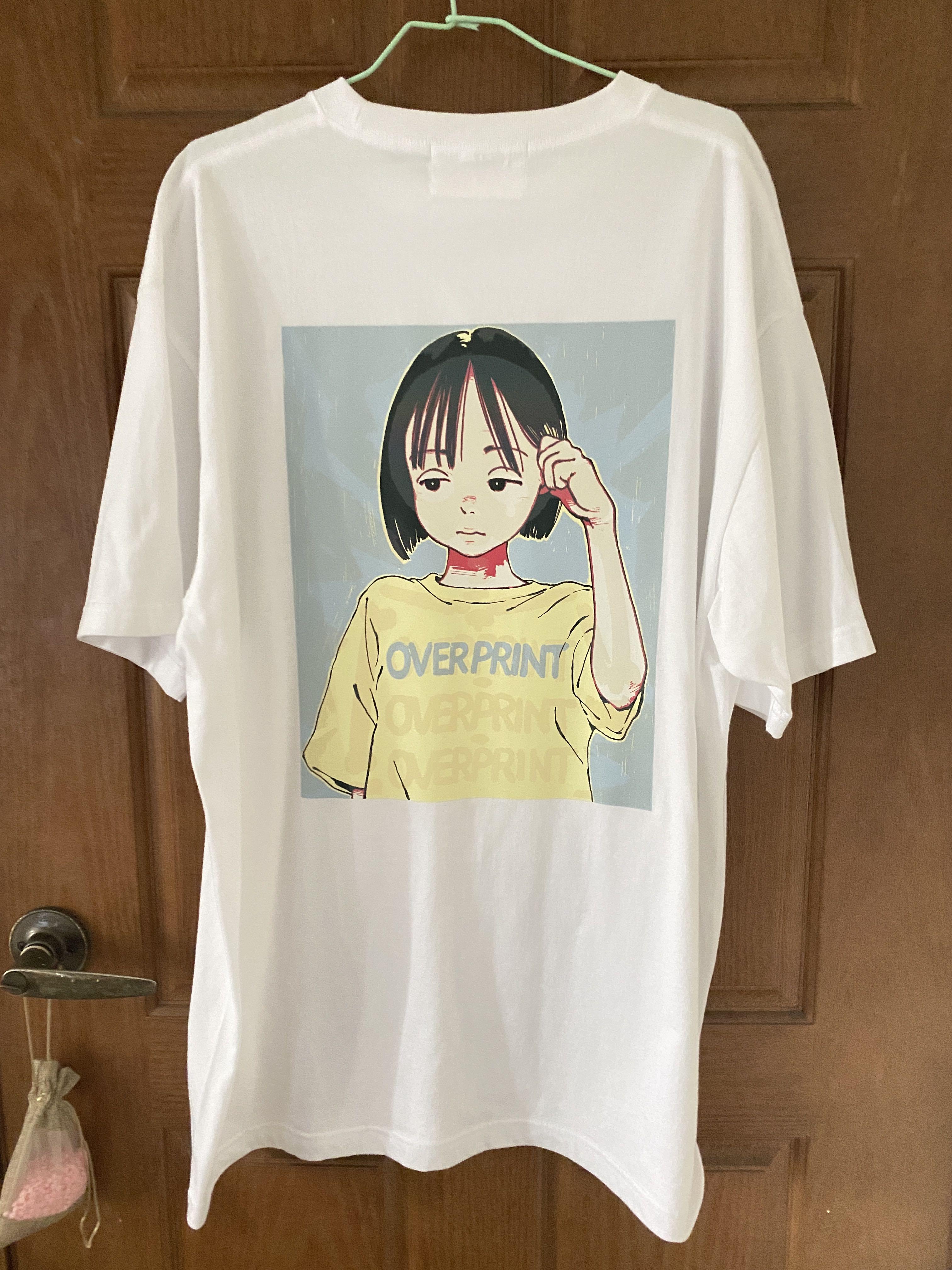 9090 × over print POP-UP 古塔つみTee 白　セット