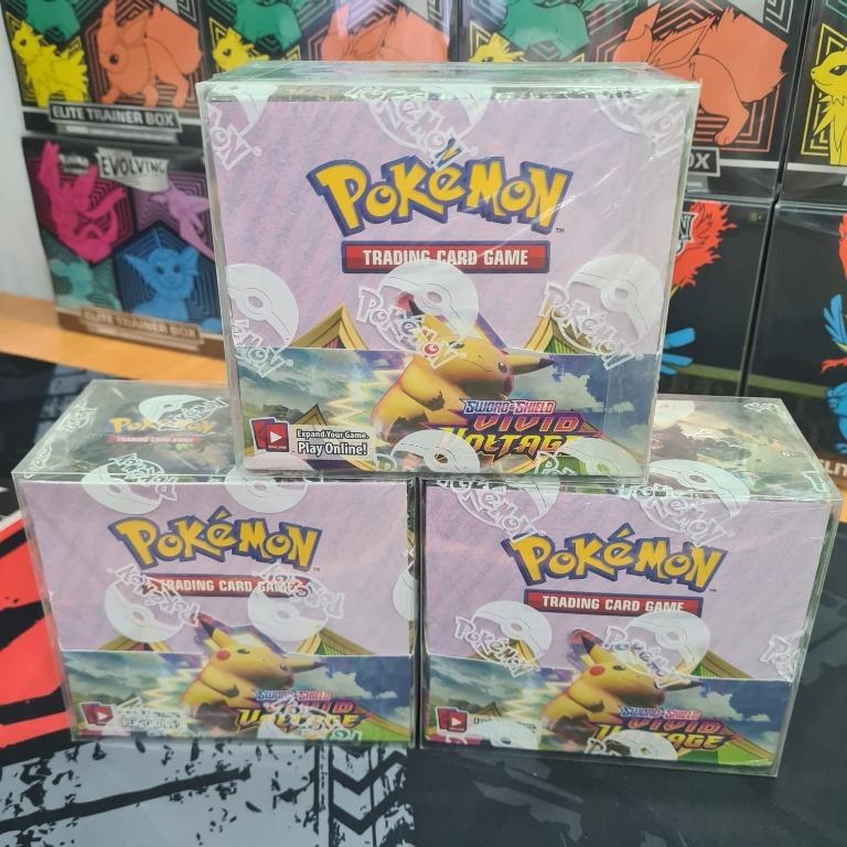 Pokemon Booster Box dustproof PVC Display Case, Hobbies & Toys, Toys ...