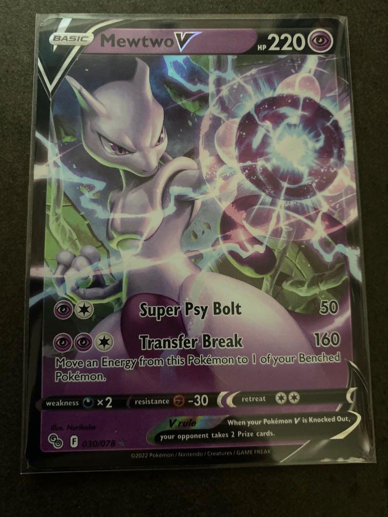 Pokémon Go Tcg - Mewtwo V - 030/078 - Nintendo