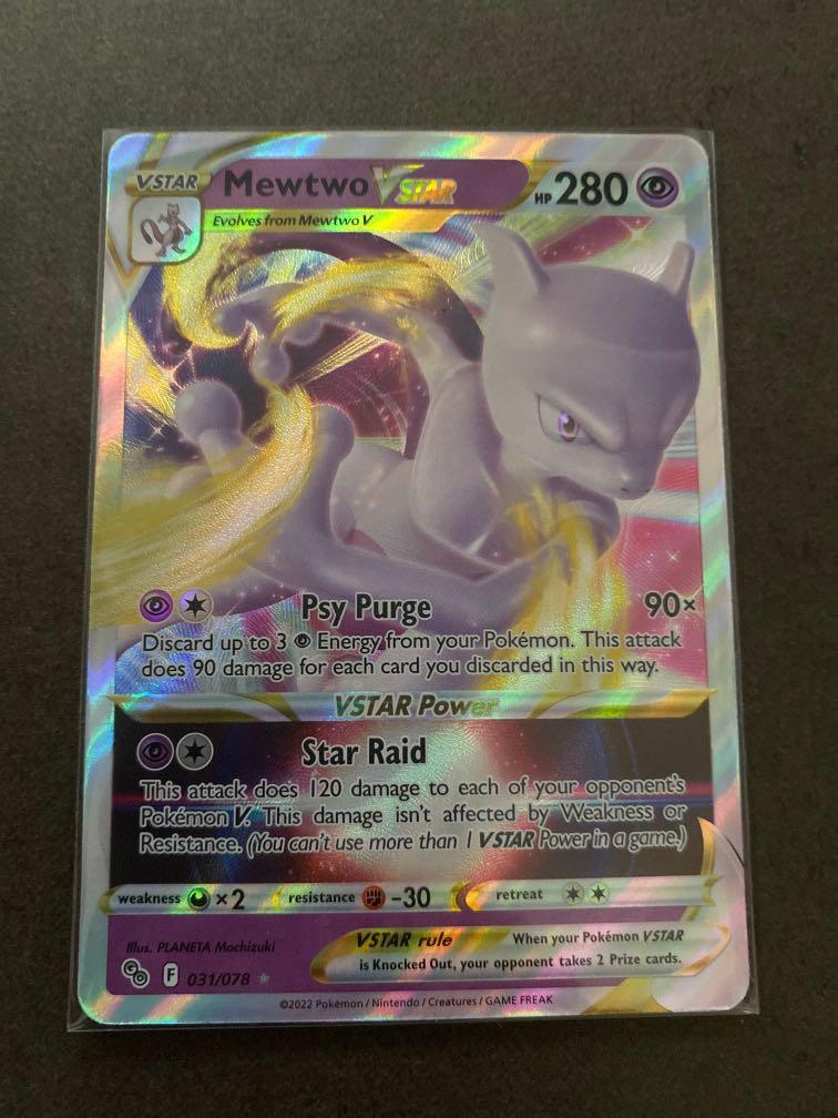 Pokémon Go Tcg - Mewtwo V - 030/078 - Nintendo