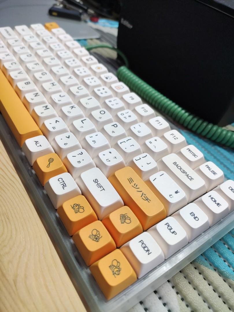 Prebuilt Modded FEKER JJK84 T1 84 Mechanical Keyboard w/Gummy oring