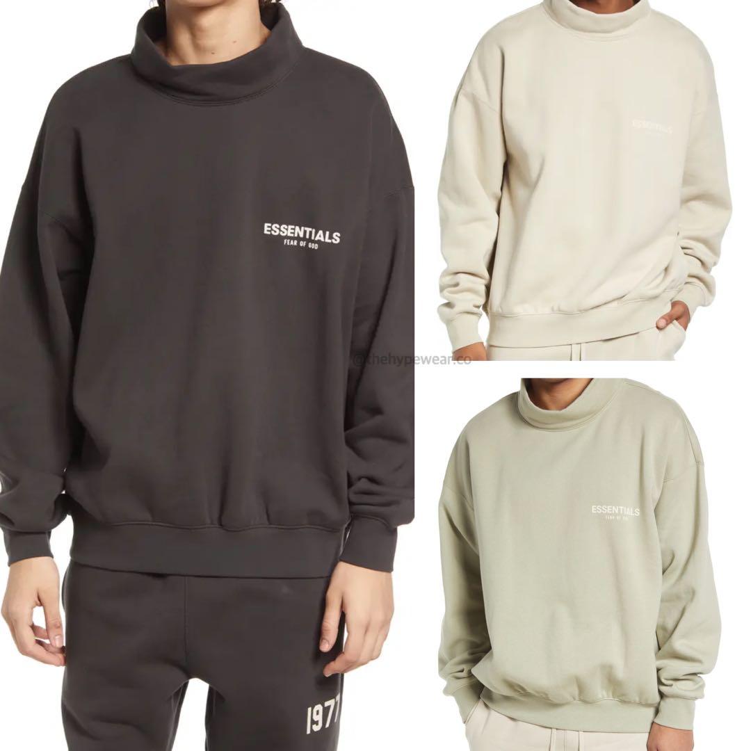 Preorder FOG Essential Logo Mock Neck Sweat