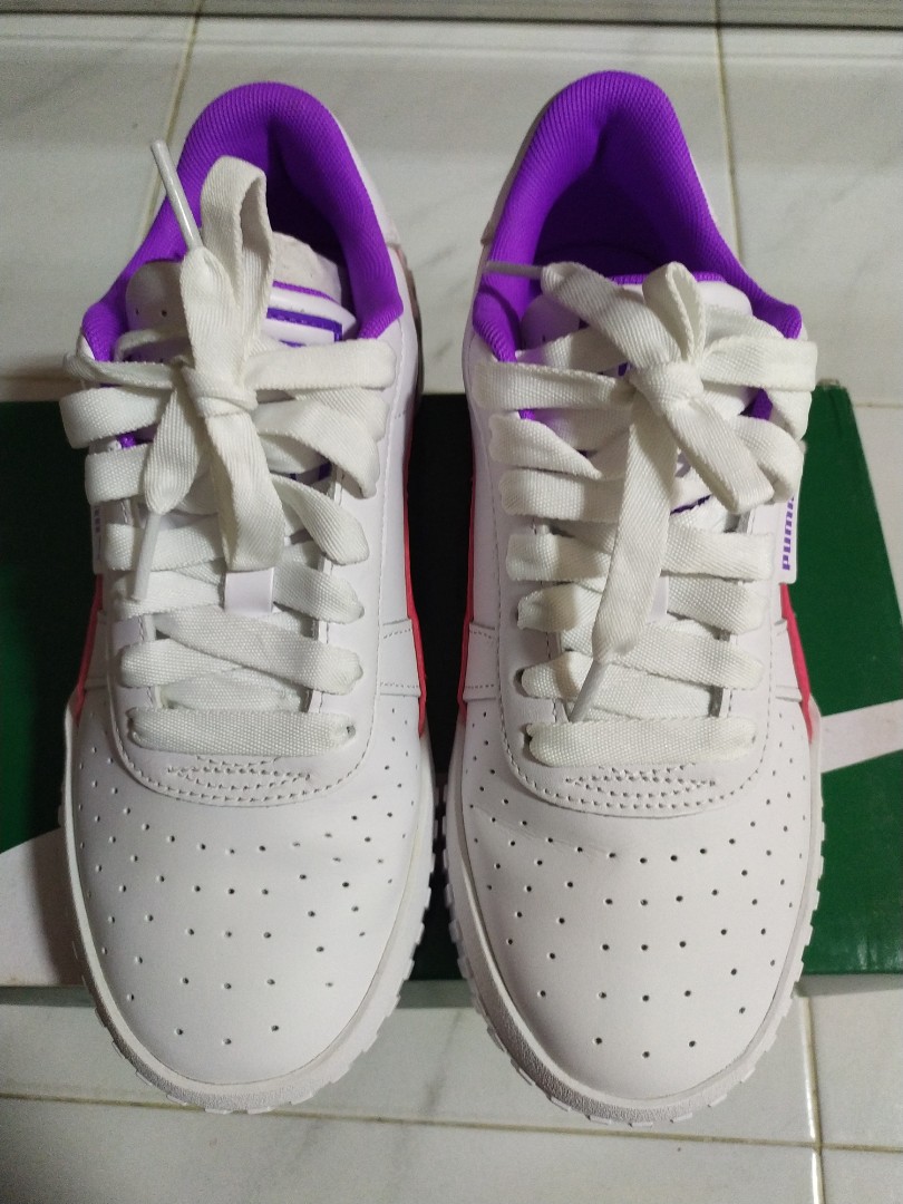 Puma Cali Chase Sneakers White Nrgy Rose Women s Fashion Footwear Sneakers on Carousell