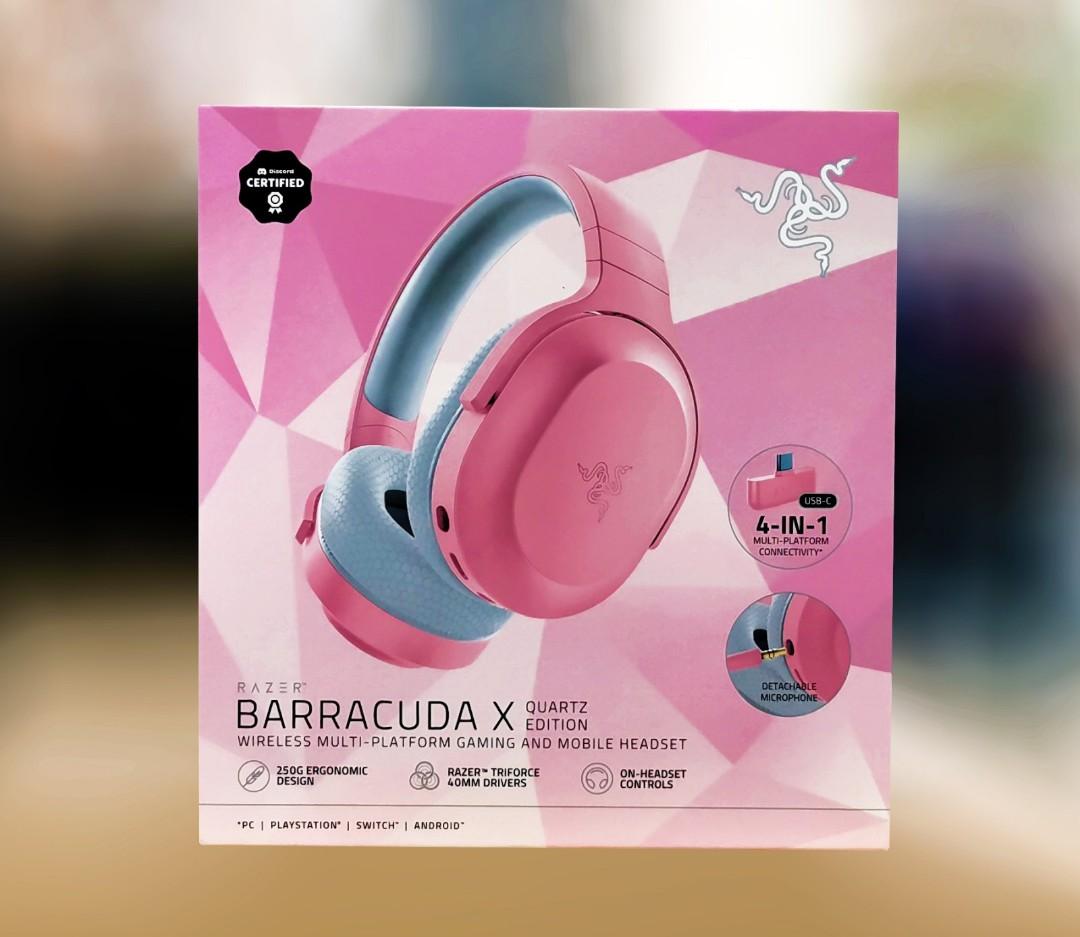 RAZER BARRACUDA X WIRELESS MULTI-PLATFORM GAMING AND MOBILE HEADSET (QUARTZ EDITION) (Category: Headphones & Headsets) located in San Juan City. Submitted by blueswitchpc (Listing ID 1173948947, Image 1). Description: RAZER BARRACUDA X WIRELESS MULTI-PLATFORM GAMING AND MOBILE HEADSET (QUARTZ EDITION). Discounted Price for Bulk Orders‼️ Message us to place your order. Specs Details: https://www.razer.com/gaming-headsets/razer-barracuda-x/RZ04-044