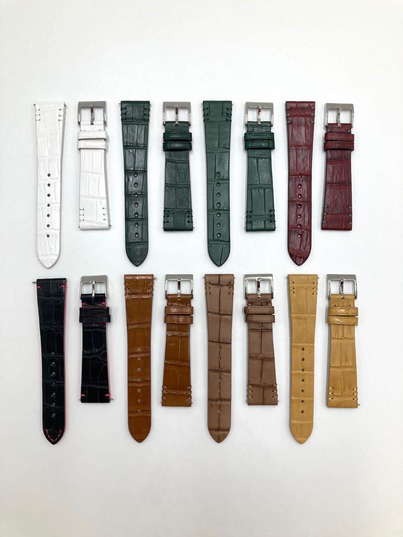 Real alligator watch strap sales