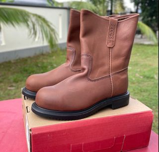 Kasut red wing pecos discount