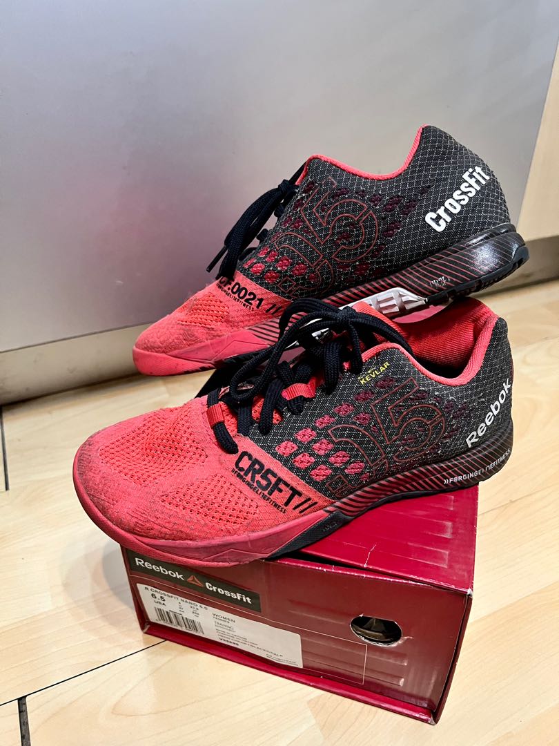 Reebok Crossfit Nano 5. NeonCherry/Black., Women's Fashion, Footwear