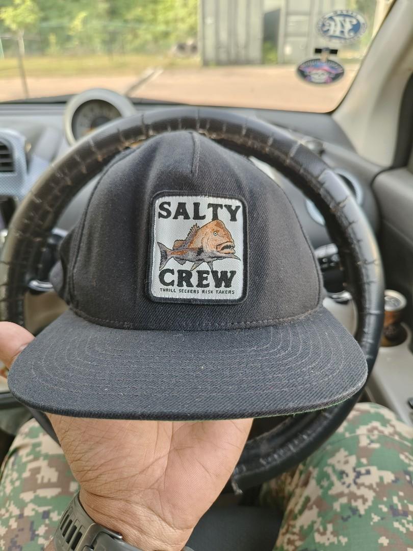 Salty crew fishing by calssic yupong cap, Men's Fashion, Watches