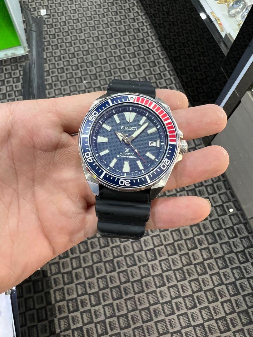 SEIKO PROSPEX SAMURAI PEPSI MADE IN JAPAN DIVERS 200M AUTOMATIC SRPB53J1,  Men's Fashion, Watches & Accessories, Watches on Carousell