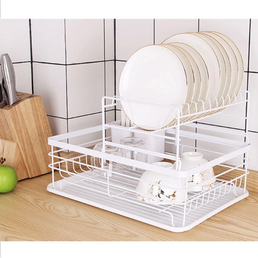 [SG Ready Stock] Japanese Kitchen Dish Rack Stainless Steel Kitchen
