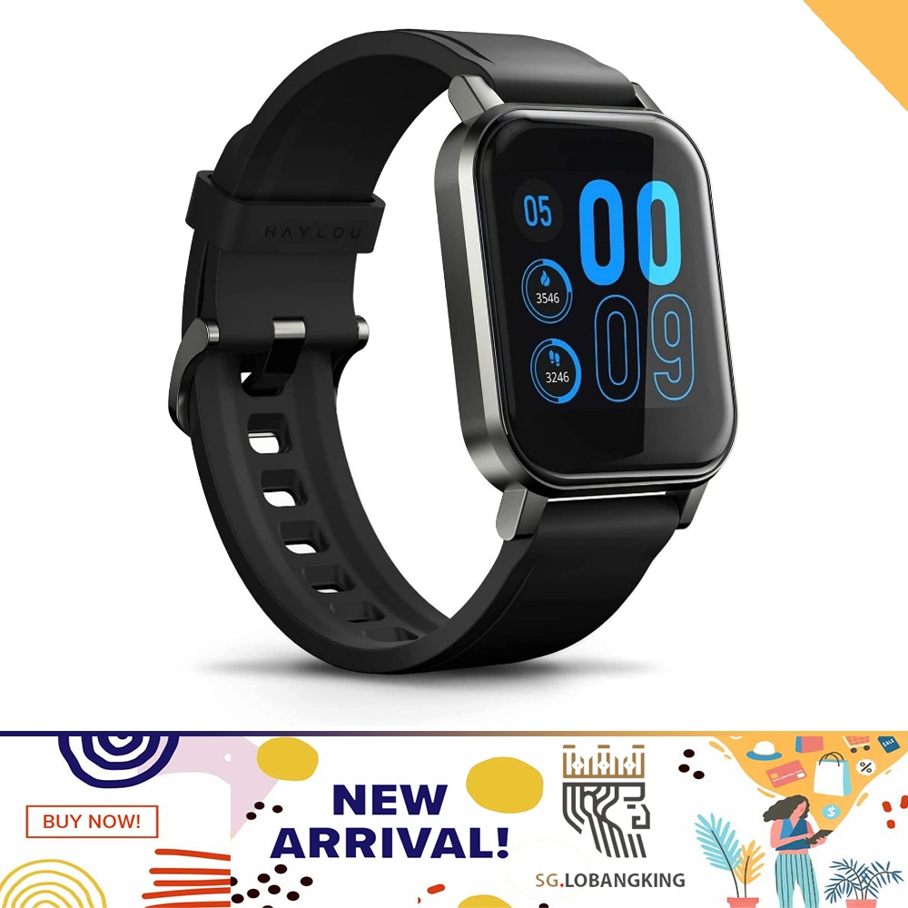 [sg stock] HAYLOU LS02 SmartWatch(1.4", 260mAh, Bluetooth 5.0, IP68)Fitness Tracker with Haylou