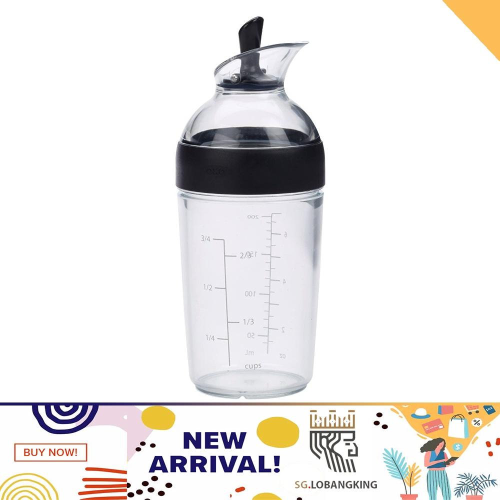 sg stock] OXO Good Grips Little Salad Dressing Shaker, Black ...