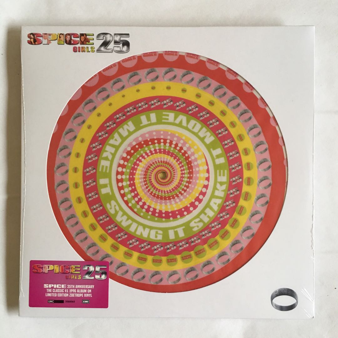 Spice 25th Anniversary Zoetrope Picture Disc Vinyl Spice Girls Hobbies And Toys Music 