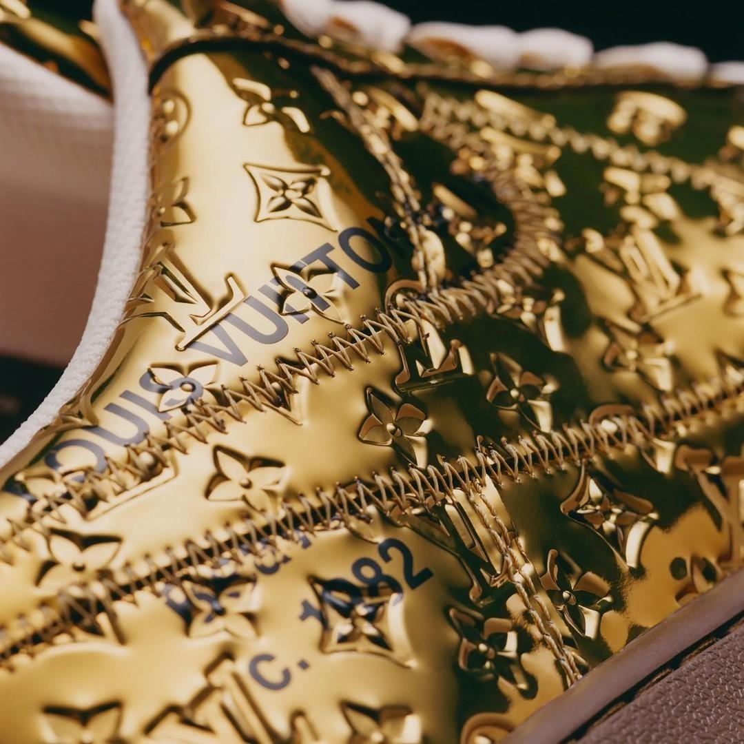 Louis Vuitton x Nike Air Force 1 Yellow Images