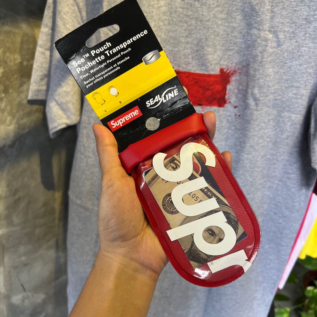 Supreme SealLine Neck Pouch Women s Fashion Bags Wallets Purses Pouches on Carousell