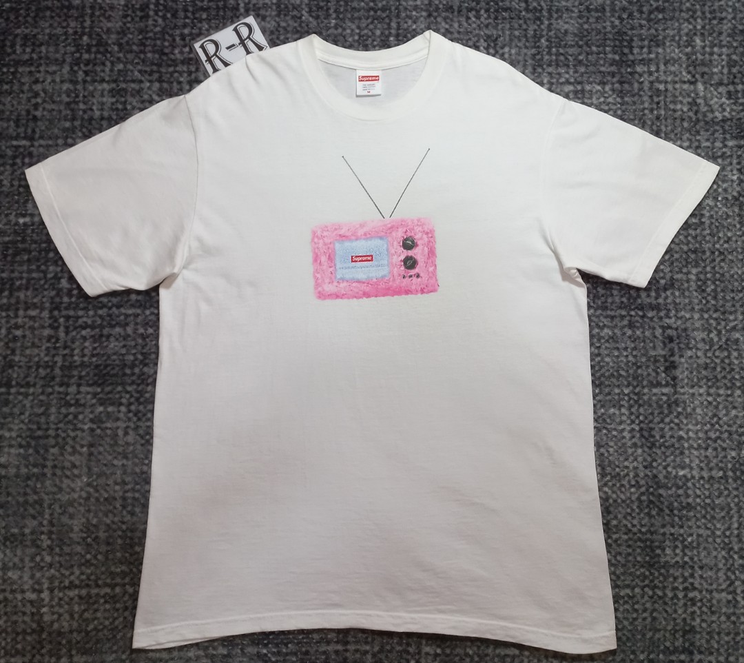 Supreme tv clearance t shirt
