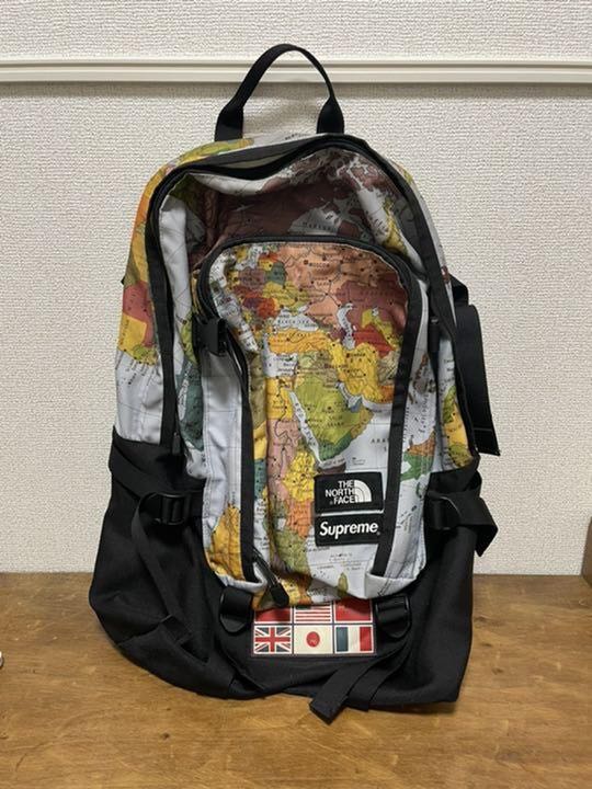 Supreme The North Face 14SS バックパック 地図約20cmカラー - バッグ ...