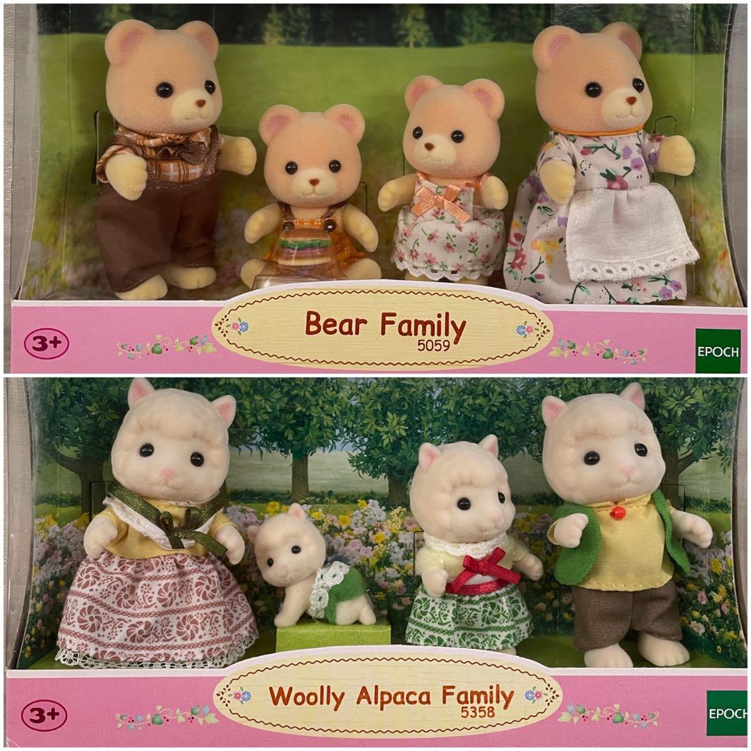 Sylvanian Families alpaca and bear