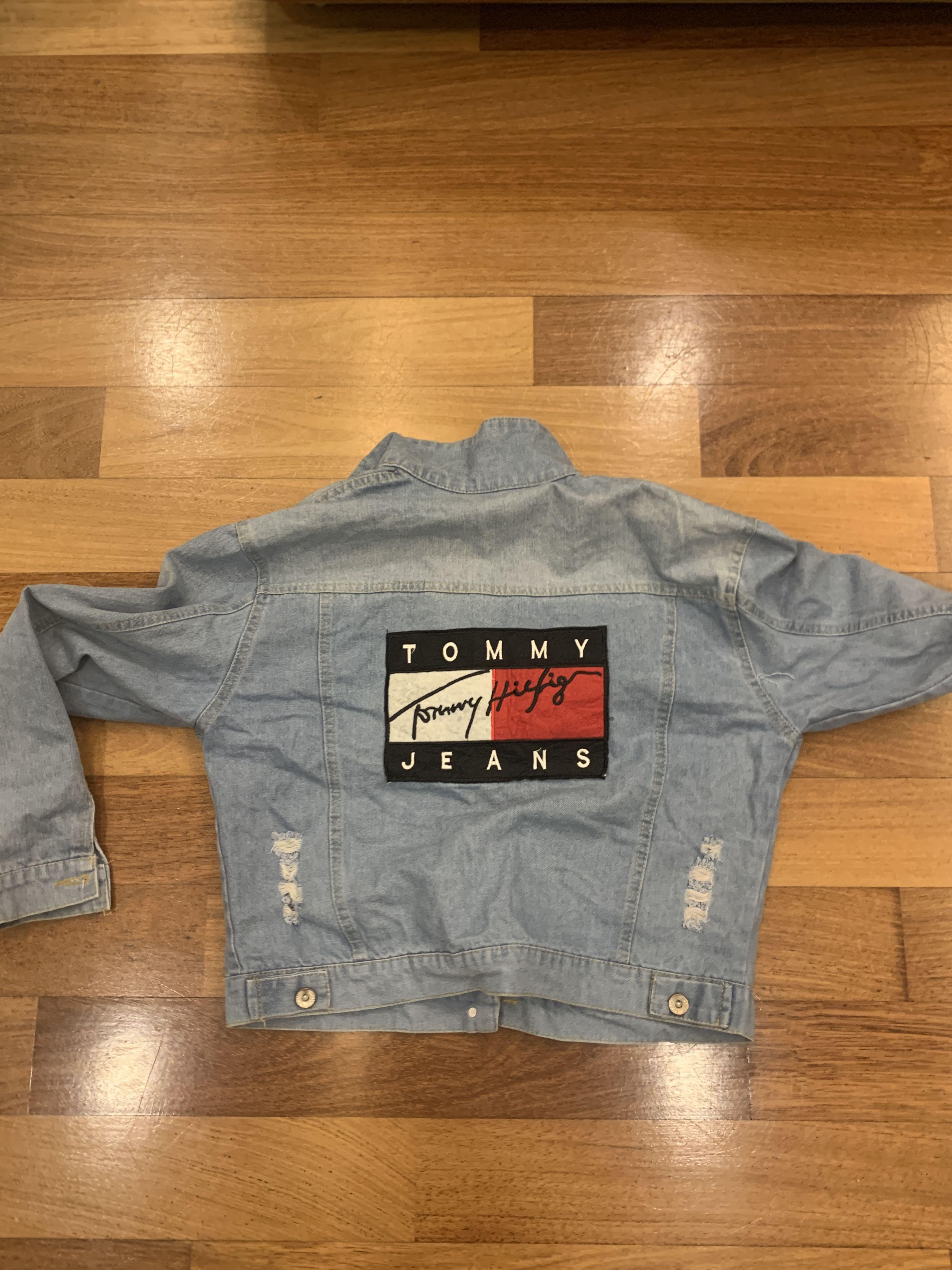 Politistation Overskyet taske TOMMY HILFIGER REPLICA JEAN JACKET, Women's Fashion, Coats, Jackets and  Outerwear on Carousell