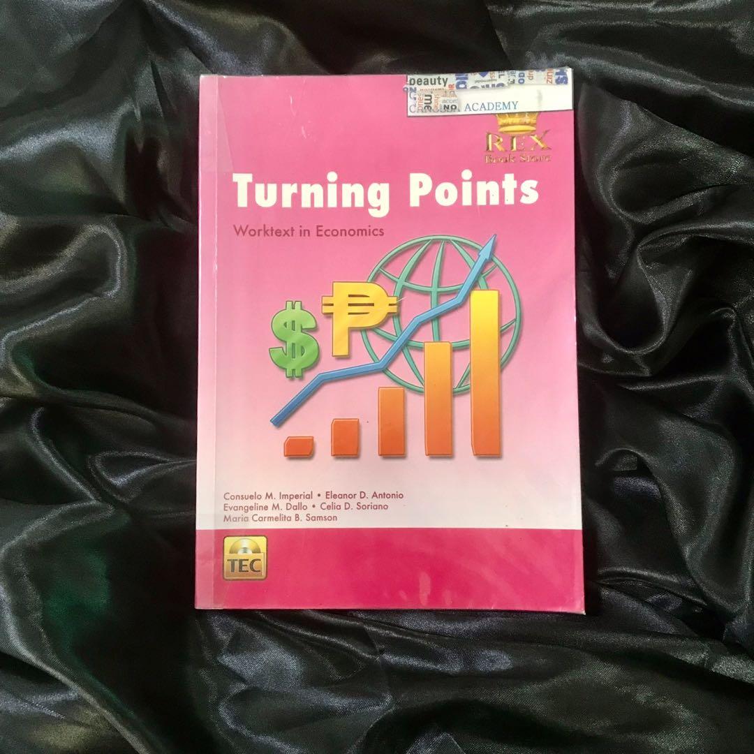 Turning Points Worktext in Economics (Category: Textbooks) located in Lipa City. Submitted by piajustine_02 (Listing ID 1174065595, Image 1). Description: .