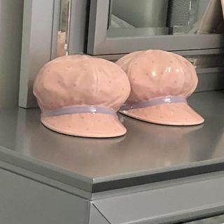 Twin glass hats