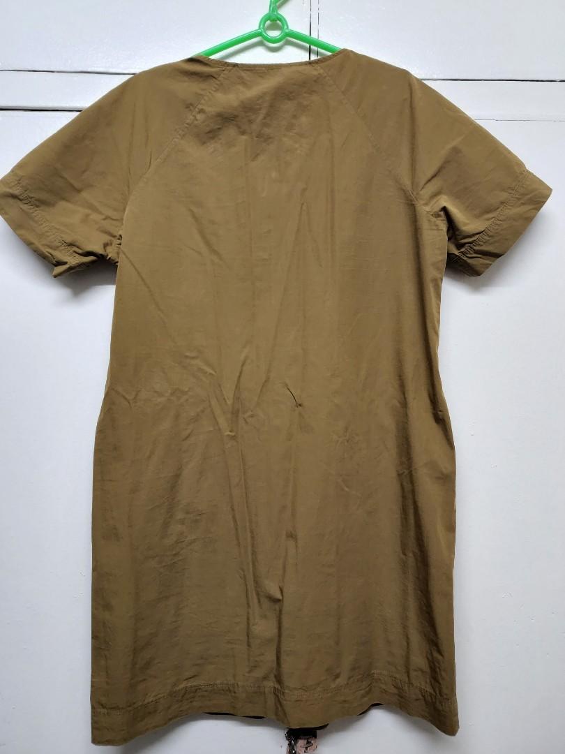 Uniqlo mustard dress, Women's Fashion, Dresses & Sets, Dresses on Carousell