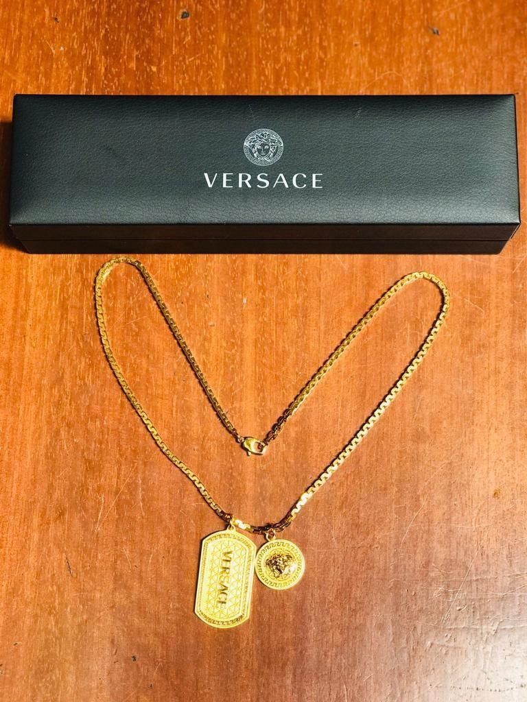 VERSACE GOLD NECKLACE, Fesyen Wanita 