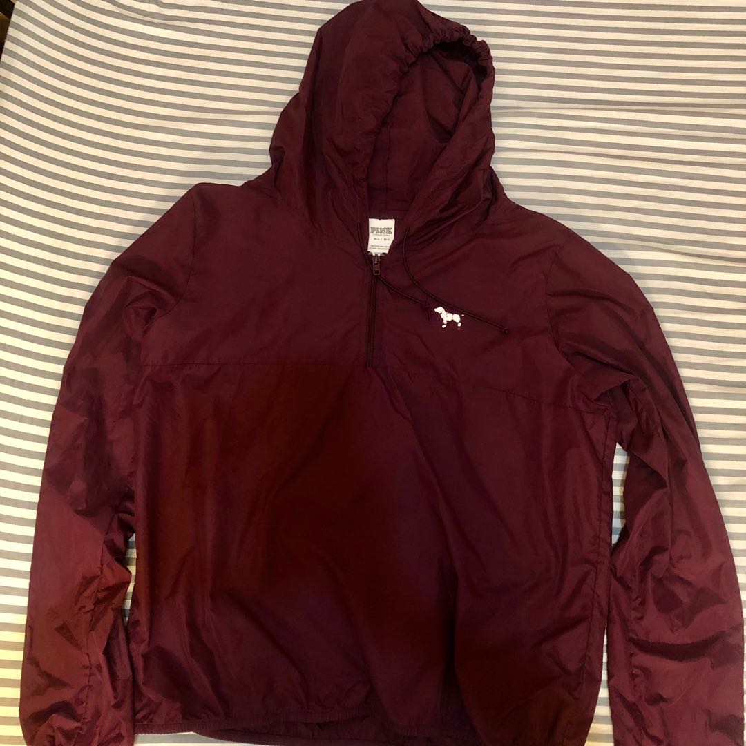 Pink 2025 maroon windbreaker