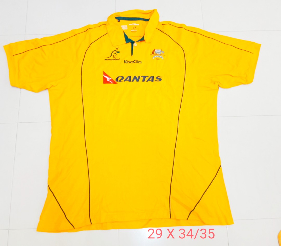 Vintage Australia rugby jersey by Kooga, Men's Fashion, Activewear on
