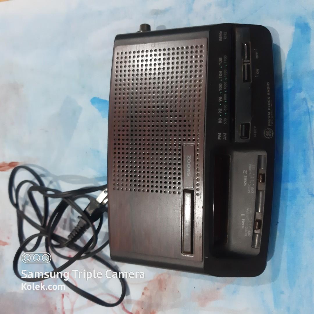 (Not working) Vintage G.E FM/AM clock Radio not working, Audio, Other