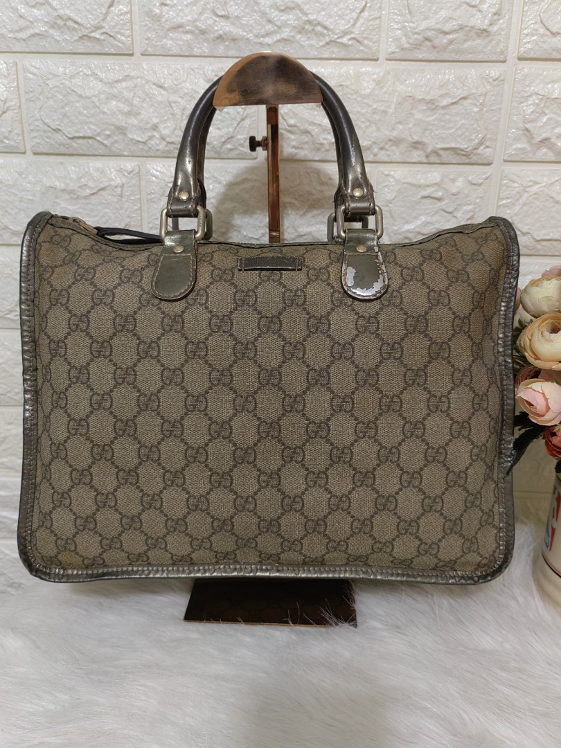 VINTAGE GUCCI GG SUPREME TOTE HANDBAG ORIGINAL Luxury Bags Wallets on Carousell