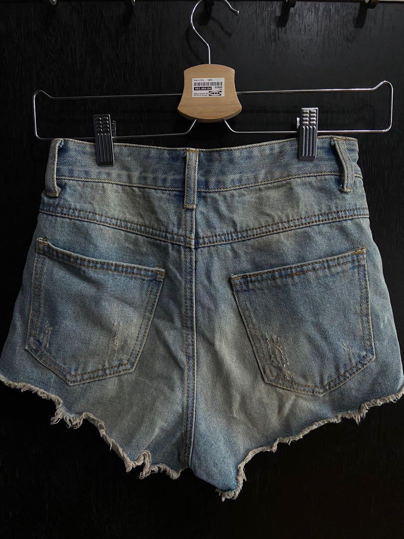 Studded high cheap waisted shorts