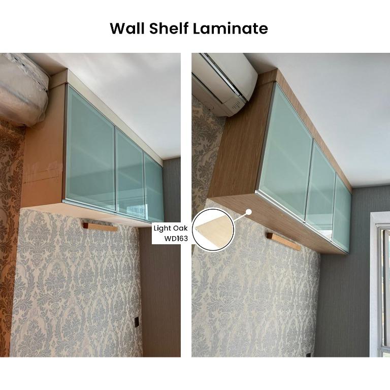 Wardrobe Laminate / Cupboard Laminate / Infeel Laminate / Wall Shelf Wallpaper / DIY Wallpaper