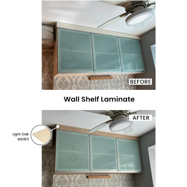 Wardrobe Laminate / Cupboard Laminate / Infeel Laminate / Wall Shelf Wallpaper / DIY Wallpaper