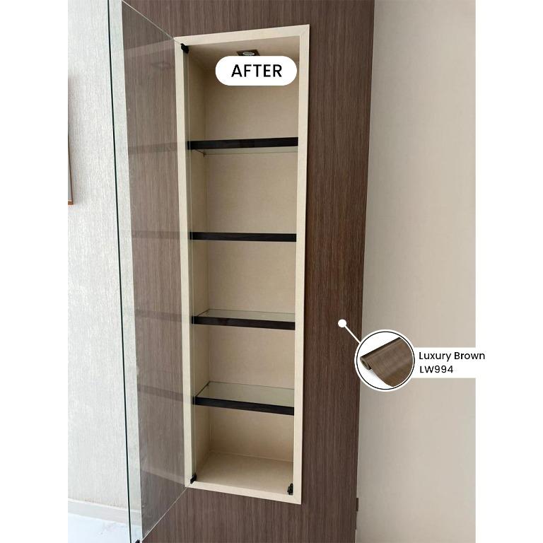 Wardrobe Laminate / Cupboard Laminate / Infeel Laminate / Wall Shelf Wallpaper / DIY Wallpaper