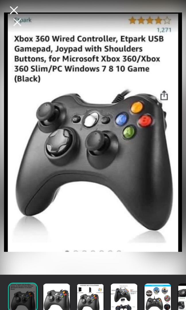Etpark xbox 360 controller hotsell