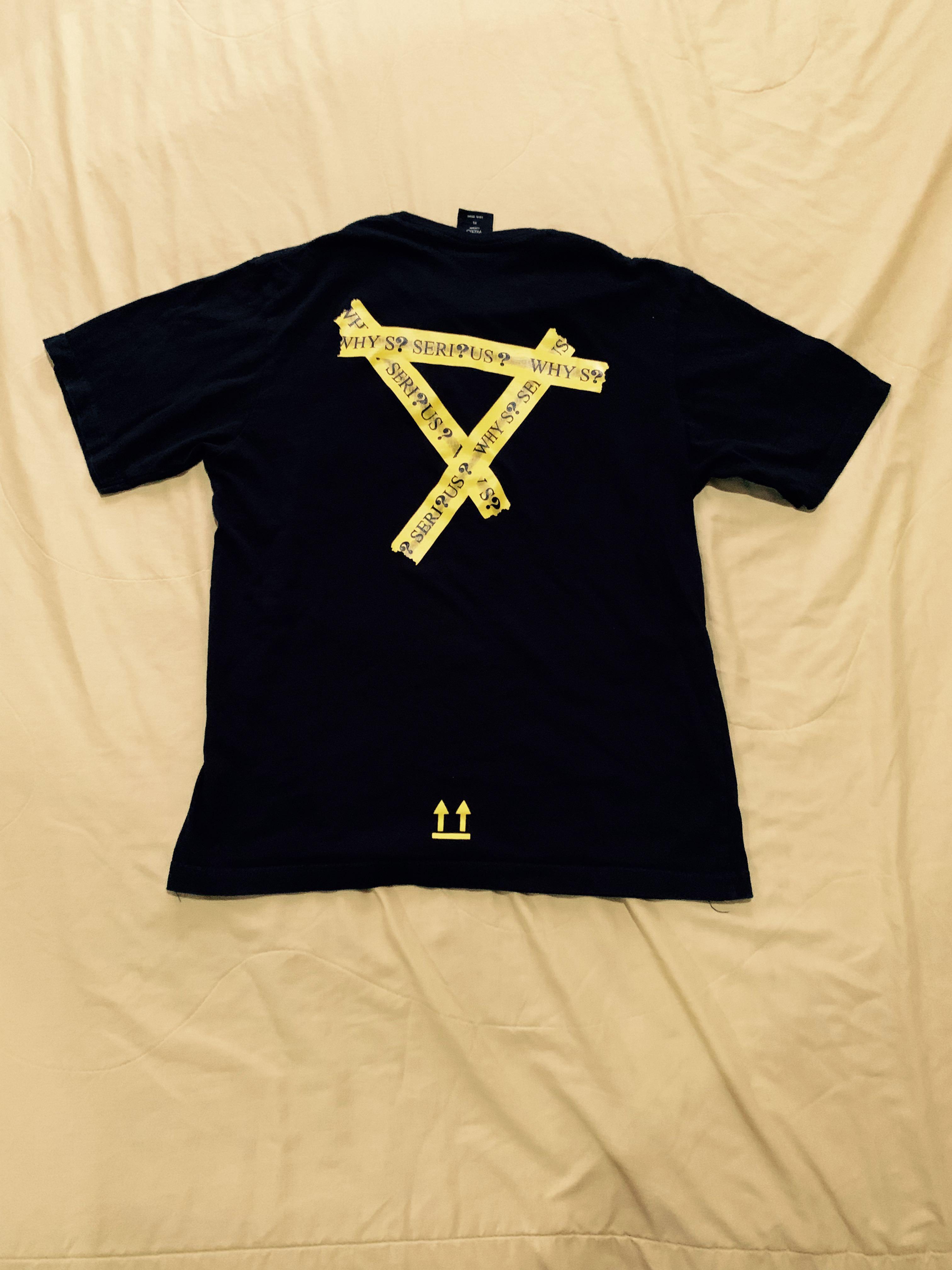 Off white clearance t shirt firetape