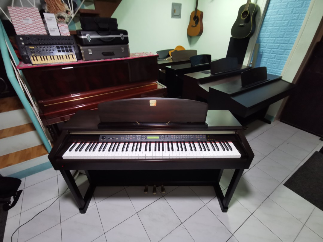 Yamaha clavinova digital electric piano loaded onboard on Carousell