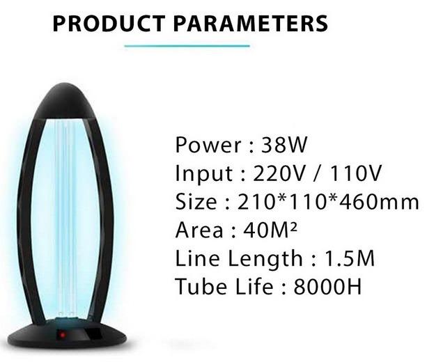 Yeelite Ultraviolet Sterilizer Lamp UV Disinfection Light , Furniture