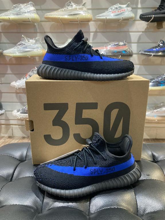 YEEZY BOOST 350 V2 DAZZLING BLUE (KID）, 兒童＆孕婦用品, 嬰兒及