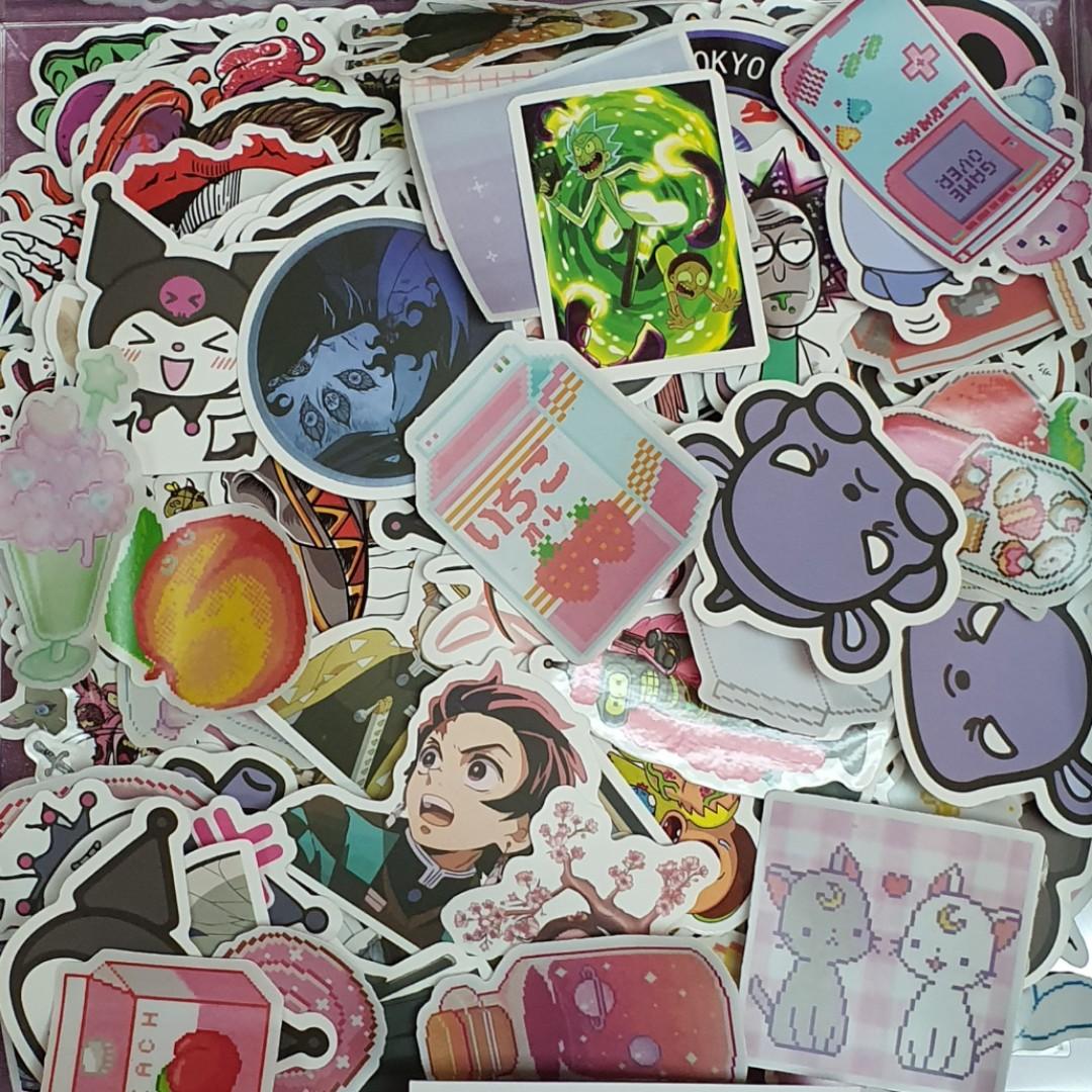 10 for 0.50 stickers mix and match waterproof, Hobbies & Toys