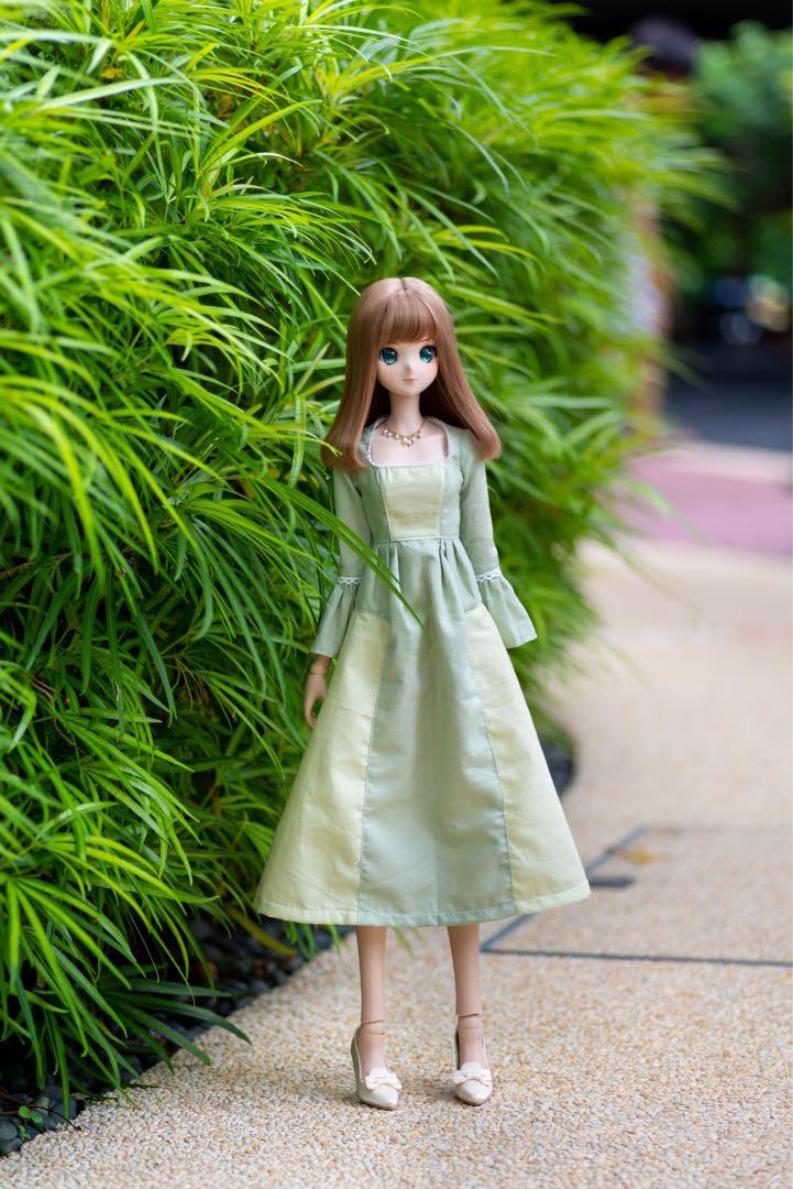 Auroral Dress Set for Dollfie Dream Smart Doll Girl BJD -   美しい人形,  ファッション, ファッションドール