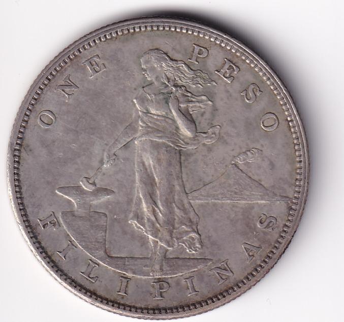 1904 P1 One Peso Coin VF-EF (Category: Currency) located in Makati City. Submitted by coinsbanknotes (Listing ID 1174221488, Image 2). Description: 1904 P1 One Peso Coin. VF-EF very Fine to Extra Fine Condition. Pay via GCash or BDO Pay. Pick-up in Magallanes Village, Makati City, Metro Manila. You may pick-up or you may arrange and pay for grab, lalamove, gogoxpress (for delivery outside Metro Manila) to pick-up for you..