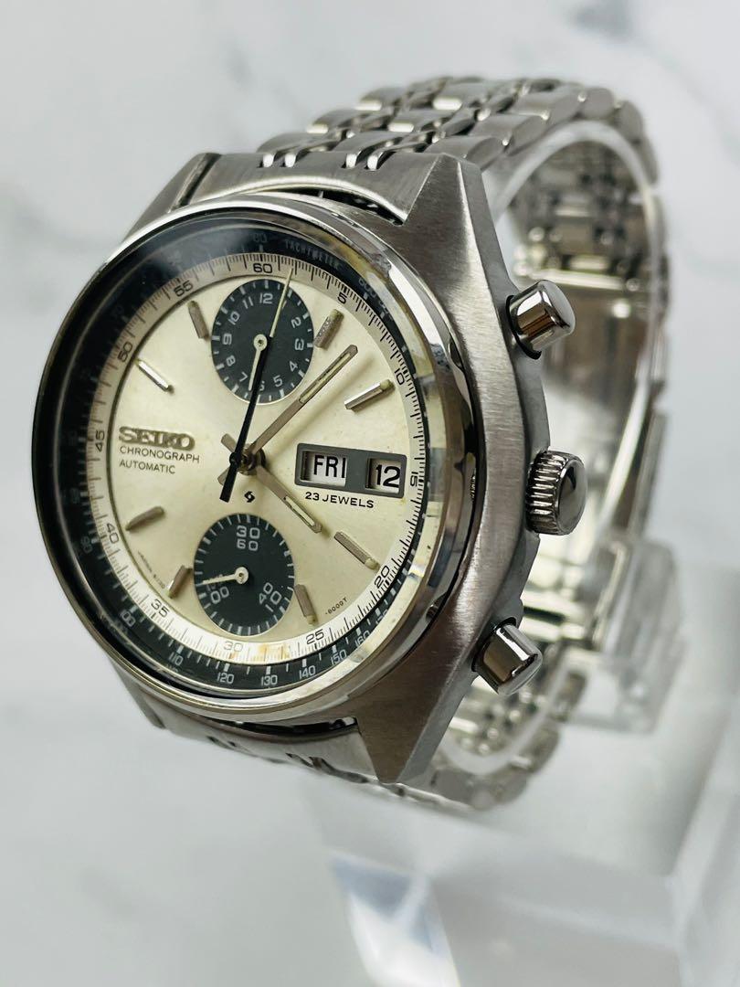210777) Seiko Vintage Men's Automatic Chronograph Watch Baby Panda Ref 6138- 8000 Circa 1971, Men's Fashion, Watches & Accessories, Watches on Carousell