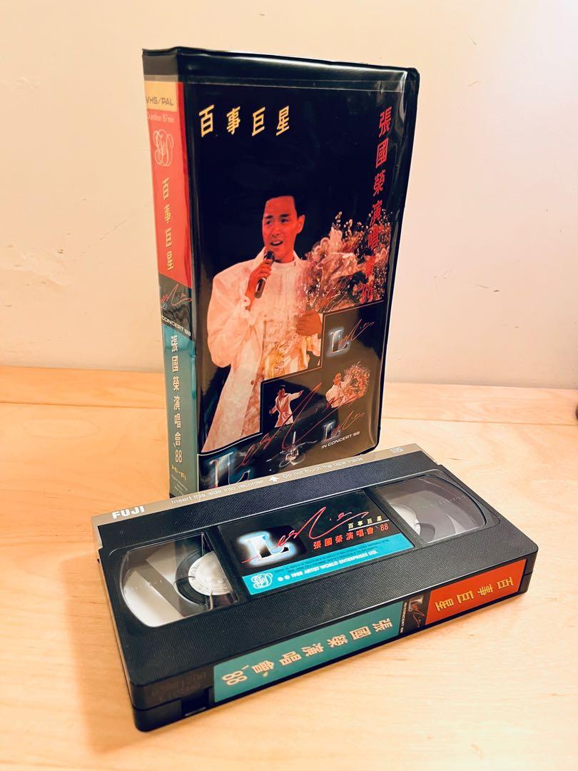 百事巨星張國榮演唱會88(原裝VHS/PAL錄影帶), 興趣及遊戲, 音樂、樂器